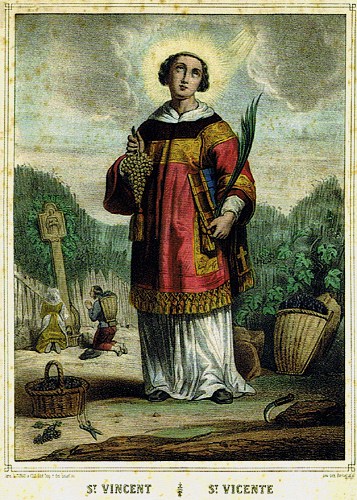 Le Saint du jour :     Saint Vincent Patron des vignerons Stvinc11