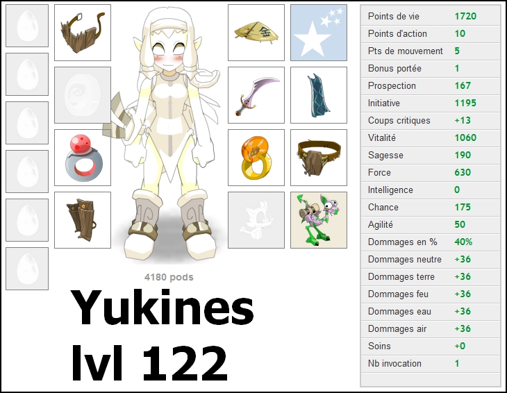 [Edroc] Mon parcours sur Dofus et mes personnages Yuki10