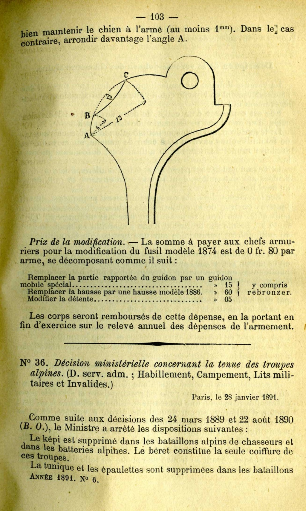 Modification du Fusil Mle 1874 pour le tir réduit. Bo_18911