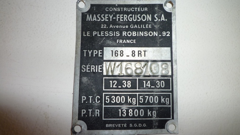 Massey Ferguson 168 4x4 qui reprend vie !   168_8r10