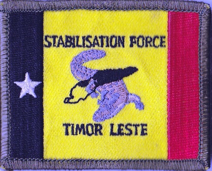 NZDF Velcro badges 2009 - Present. Timor-11