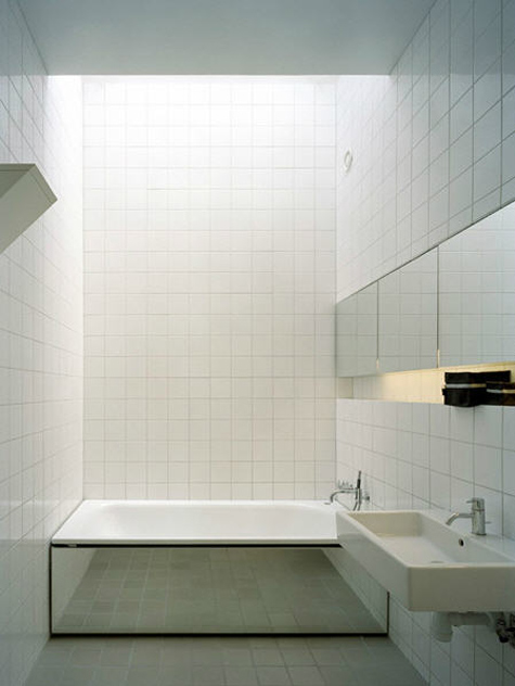 [Conseils Déco] salle de bain en mosaïque blanche Tablie11