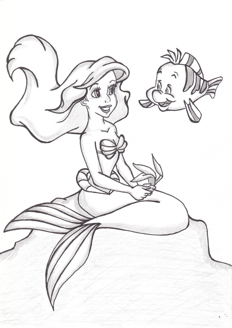 mes dessin Disney! Ariel11