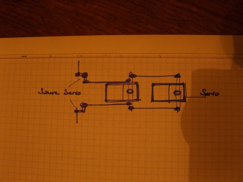 alimentation deux servo futaba s3306 24kg Montag10