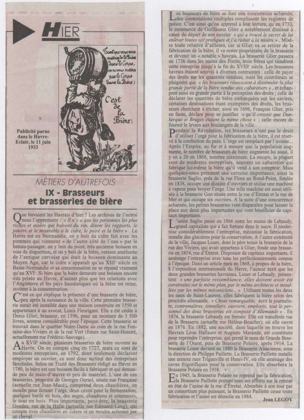 pompiers - Métiers d'autrefois par Jean LEGOY Jean_l30