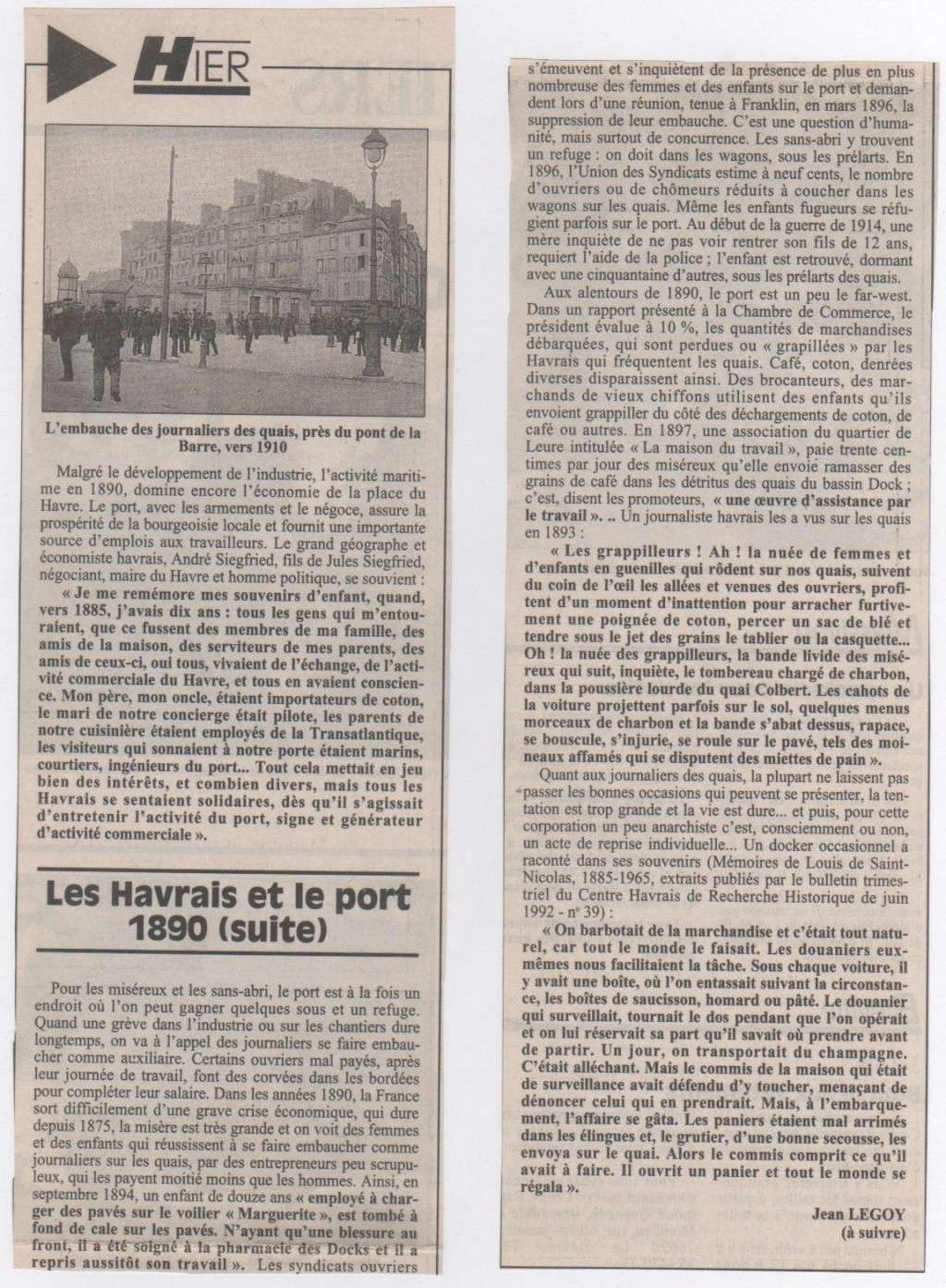 port - Hier, Le Havre par Jean LEGOY - Page 3 Les_ha11