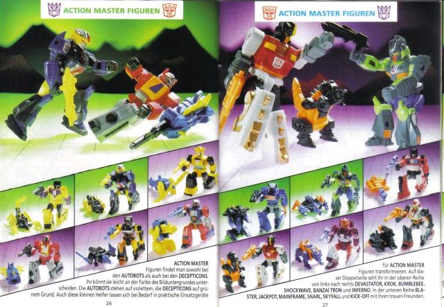 (Catalogues) Action masters-Micromasters transformers  A210