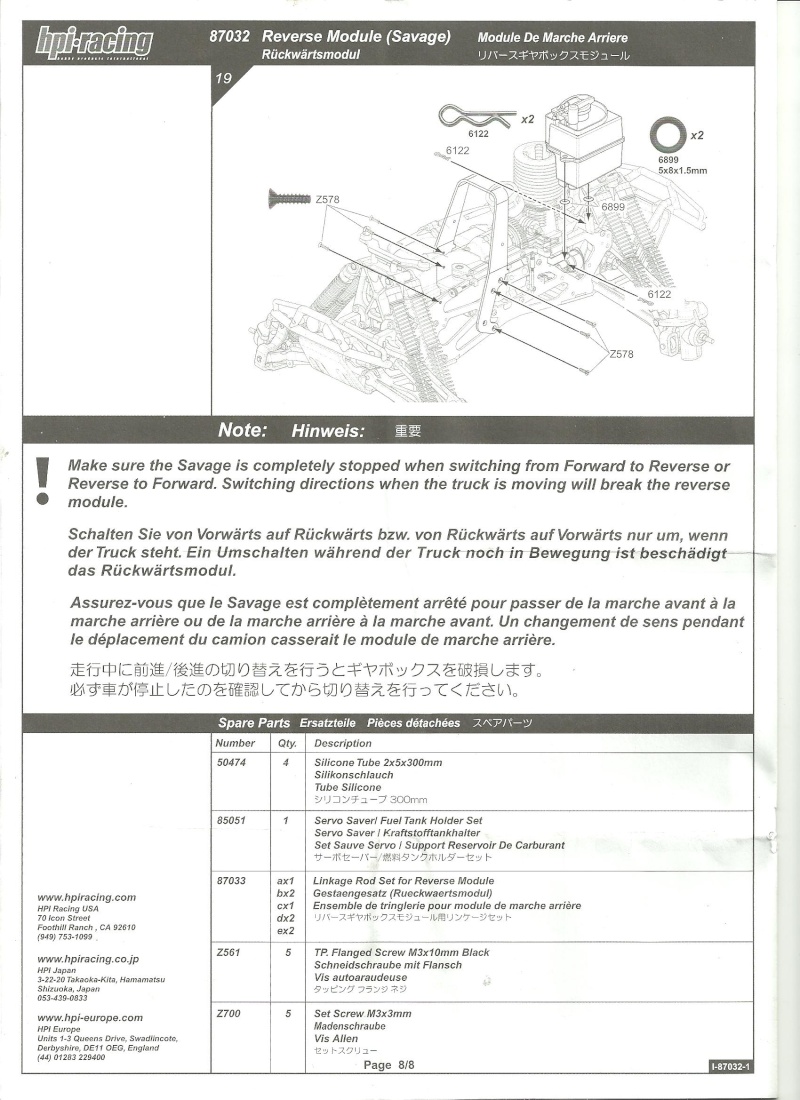 [S][Topic unique] Les notices HPI de la transmission Thermique. Marche19