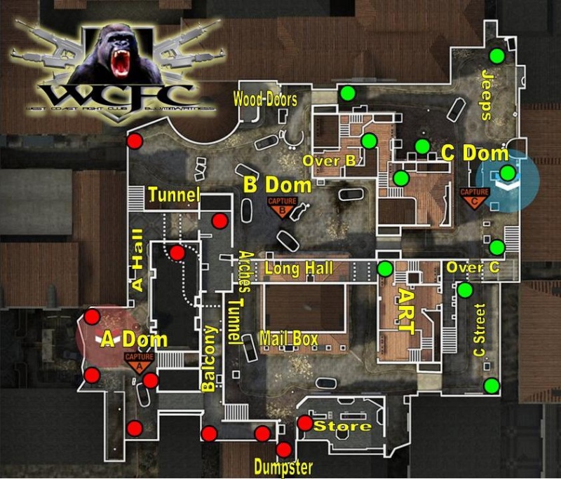 Deoge's MW3 maps with callouts