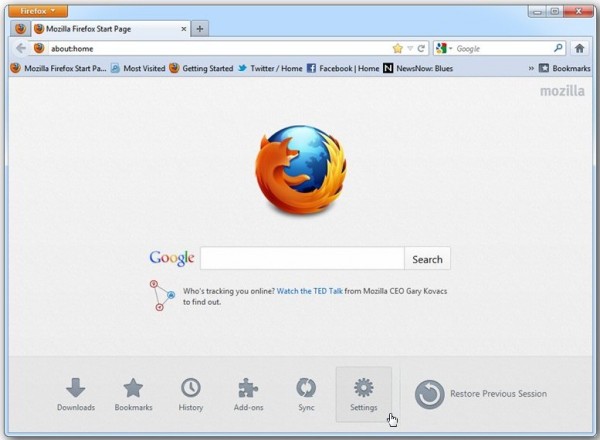 تحميل برنامج Mozilla Firefox 13.0 بحجم 15 ميجا  Mozill10