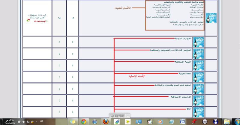 إخفاء الاقسام الاصليه  Uouuuu12