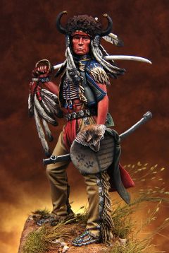 Sioux Dakota Warrior / GB Native Americans  B2b_el10