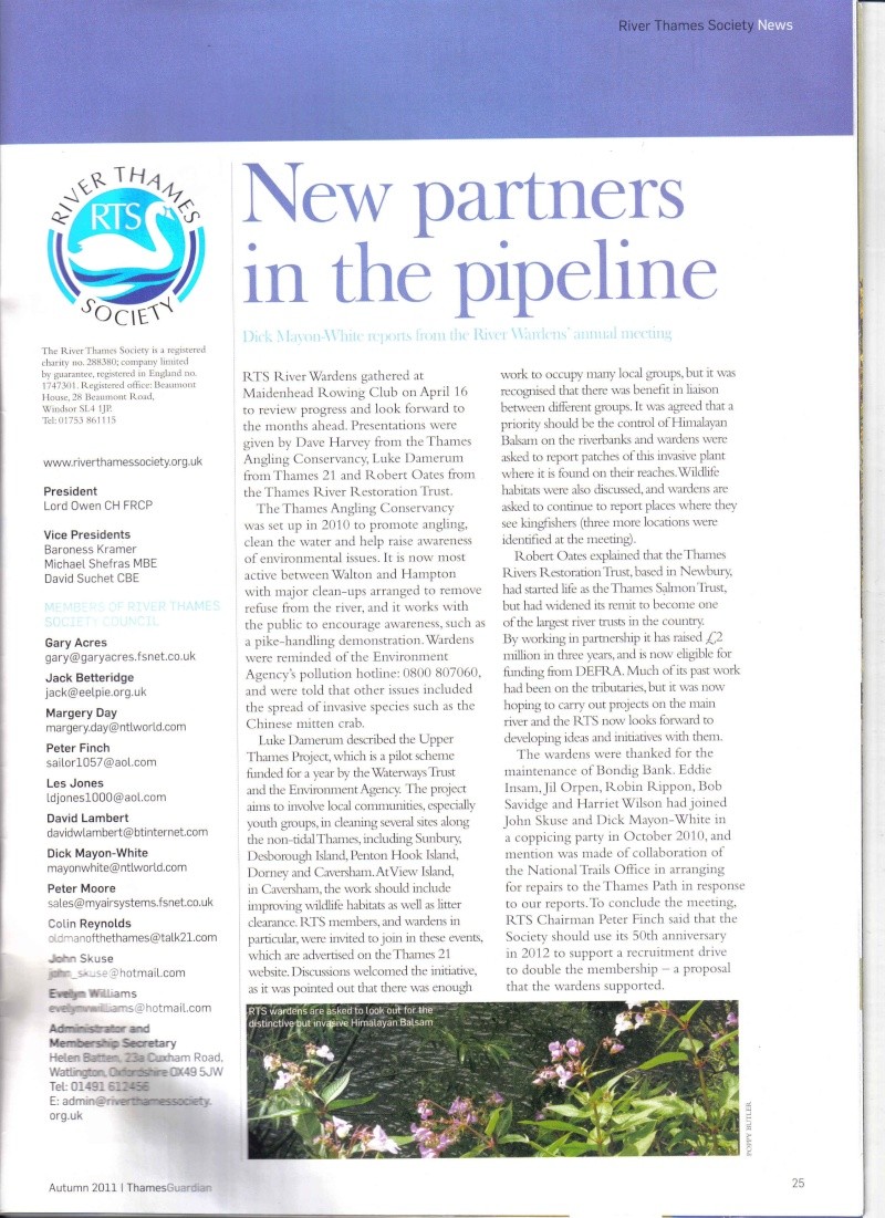 PRESS - THAMES GUARDIAN  AUTUMN 2011   PAGE 25 New_pa10