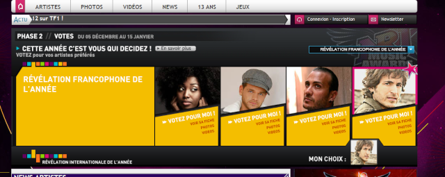 NRJ MUSIC AWARDS - Page 2 Vote11