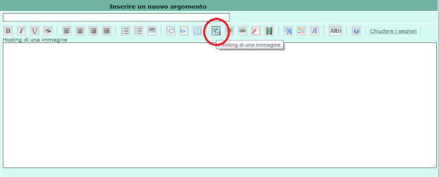 Istruzioni per caricare le foto nei topic Hostin10