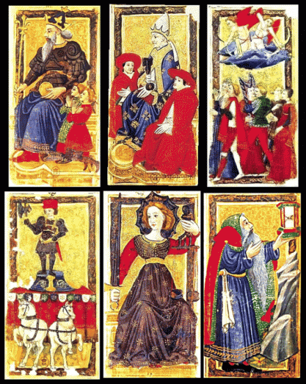 le plus ancien tarot du monde "tarot charlesVI" 94340310