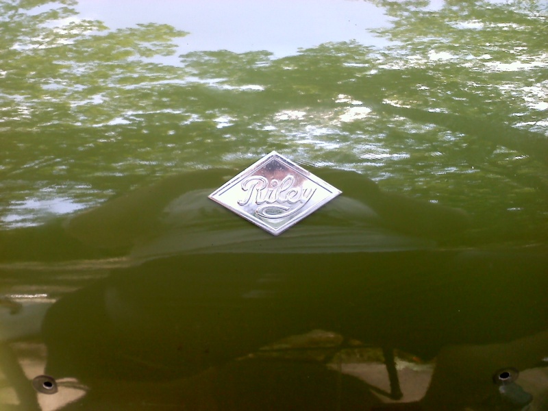 Riley badges front and rear - enamel etc. 20110510