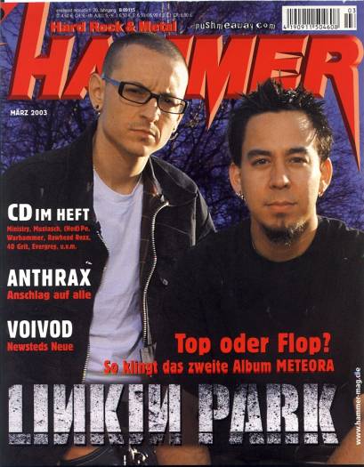 Linkin Park en covers de revistas Bennod10