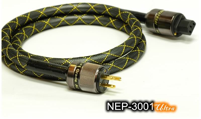 Neotech NEP-3001 Ultra UP-OCC 7N copper(99.99998%) Power Cord 1.8m (New) Nep-3013