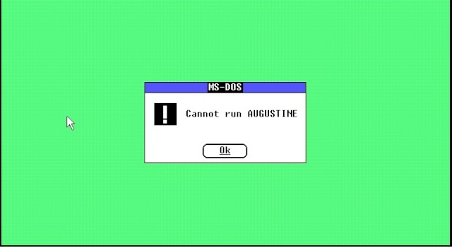 Augustine Wont run Cannot10