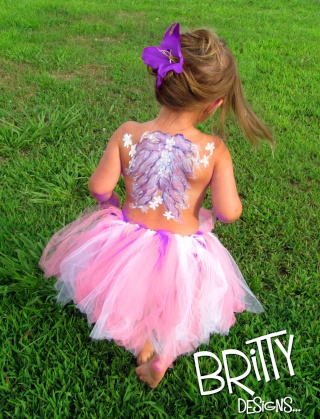First try at fairy wings....on my wiggly princess:/ 03510