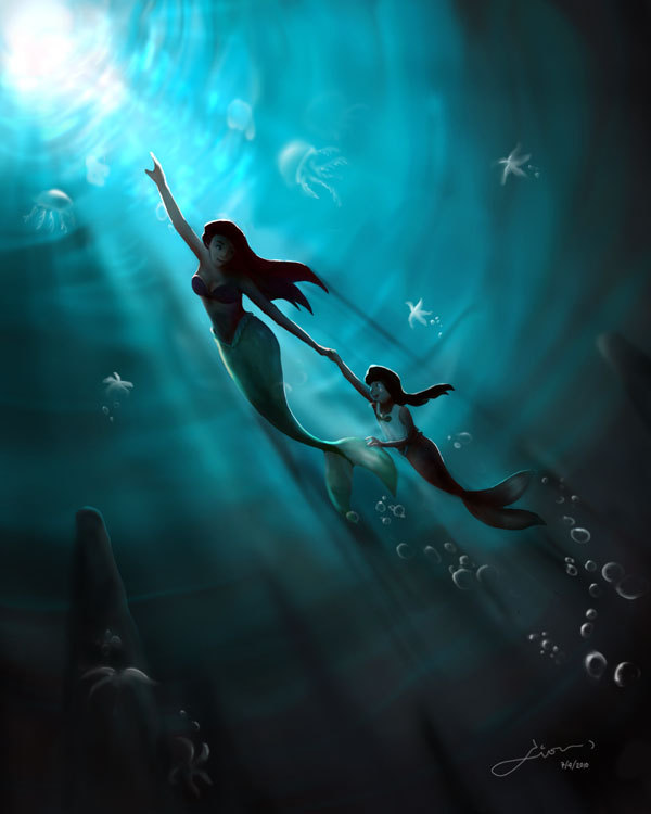 [Fan Arts] La petite sirène, sur la toile - Page 28 Ariel-12
