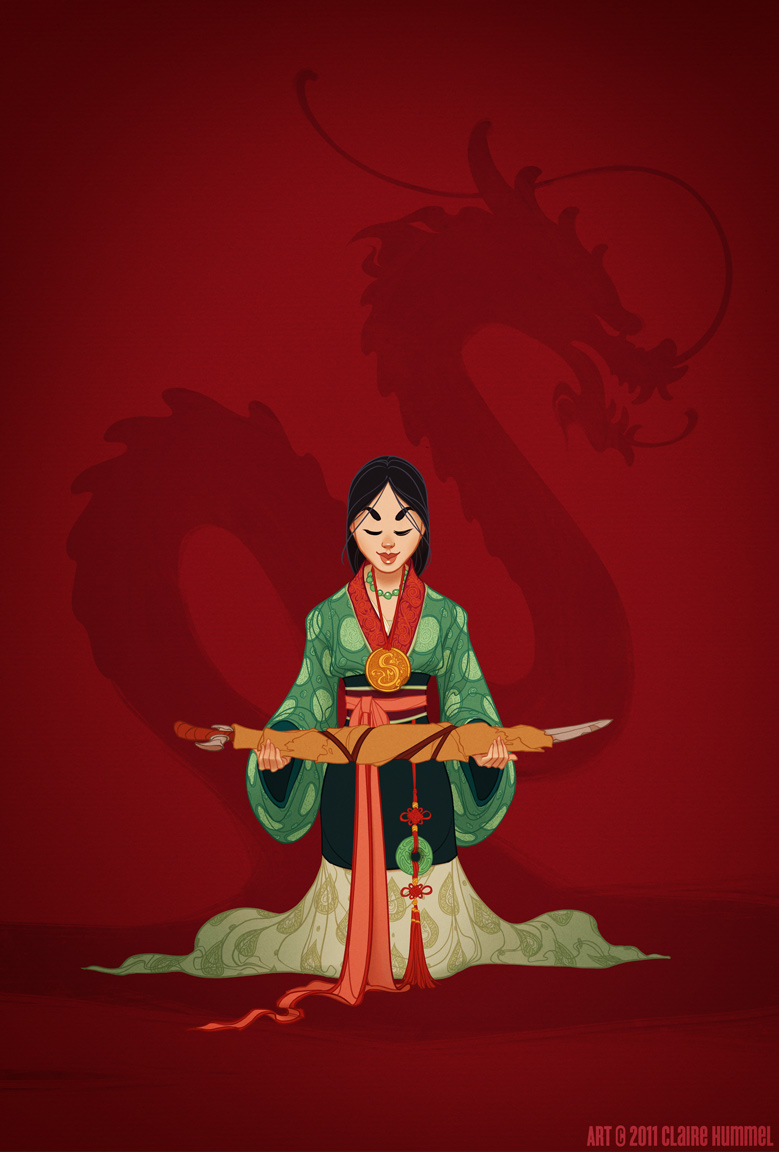 historique - Les princesses de disney version historique Mulan-10