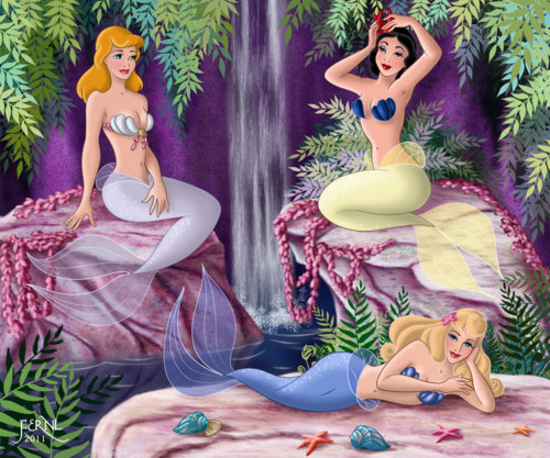 [Montages] Les Personnages de Disney en sirène !      - Page 4 Tumblr15