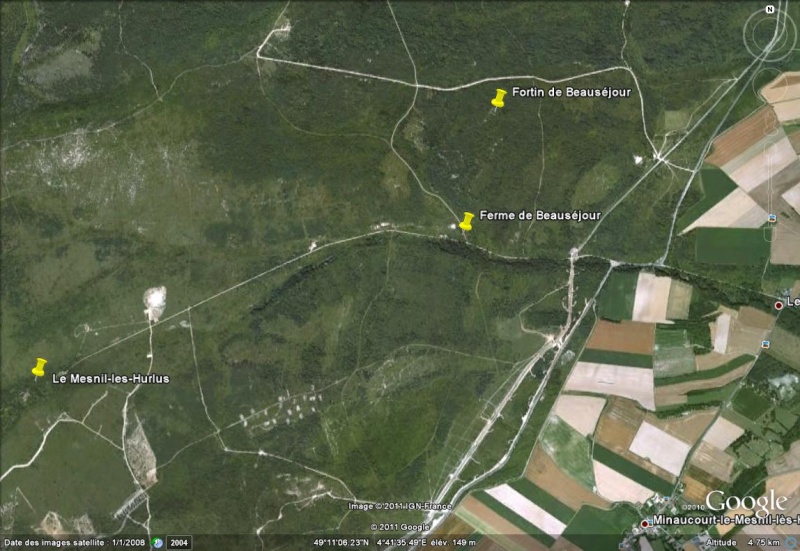Sites et vestiges : les villages disparus du camp de Suippes (51) Beause10