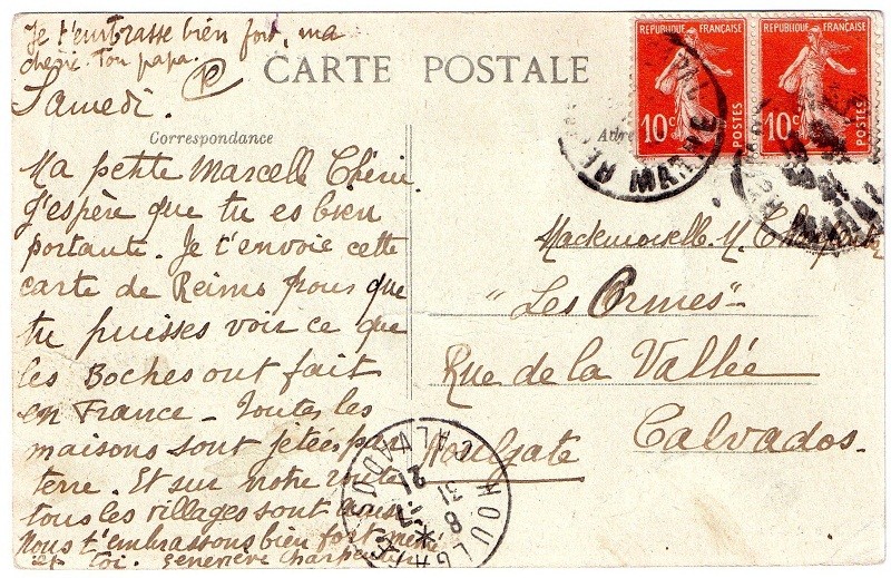 Cartes Postales  de Berry-au-Bac et de la Cote 108 Rdvesl12