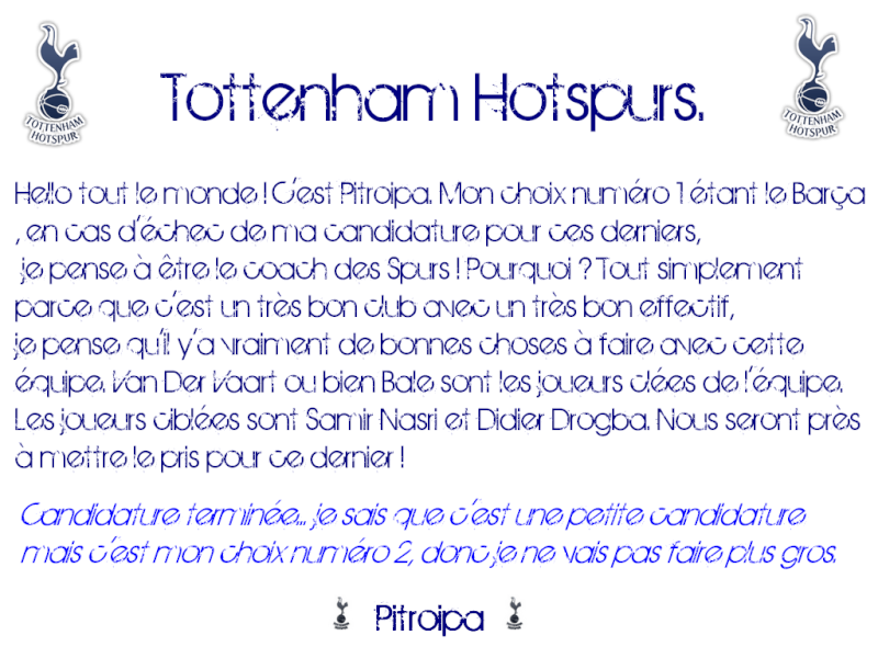 Tottenham Hotspurs Candid12