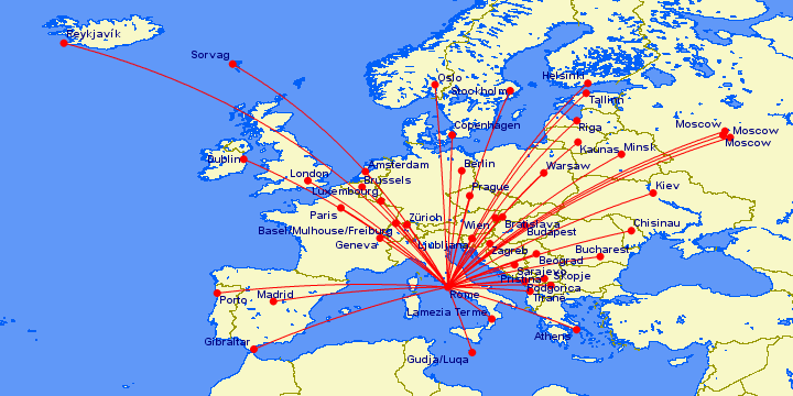 Tous les chemins (vols) mènent à Rome (Filiale Air-Alexide)  Romeeu10