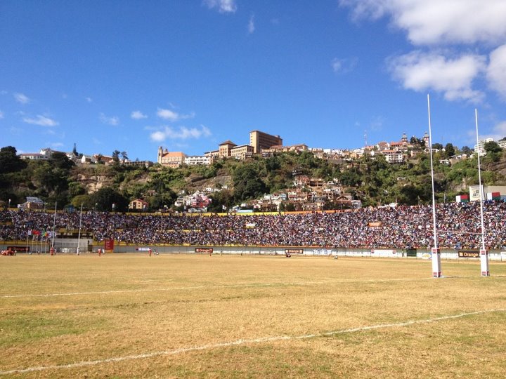 Madagascar 57 - 54 Namibia / 35,000 attendance Mad10