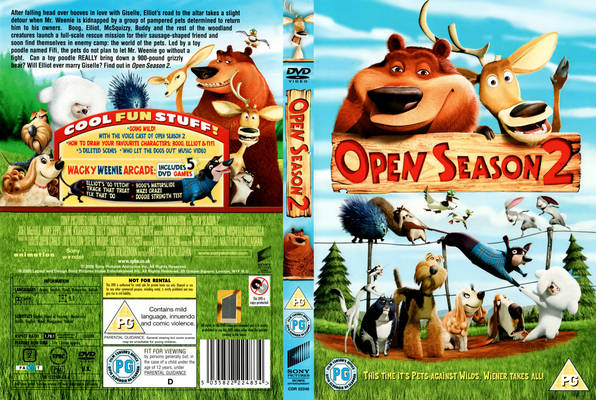 من روائع أفلام الأنيمي لشركة سوني  الفيلم الرائع ( موسم الصيد )  ( 2 DVD Open Season)  الجزء الثاني .  Open-s10