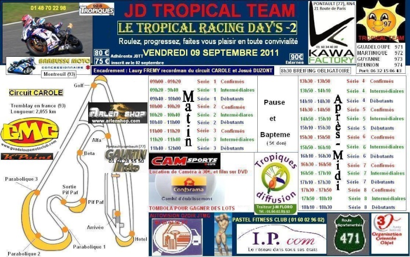 Vendredi 9 sept 2011 - Tropical Racing'Day à Carole Affich12