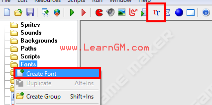 شرح الخطوط فى الجيم ميكر Fonts in Game Maker 110