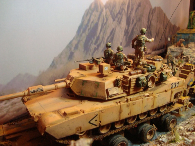 diorama convois en afganistan J_810