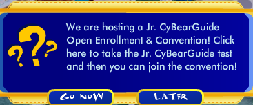 The Jr CyBearGuide Convention Has Arrived! Screen43