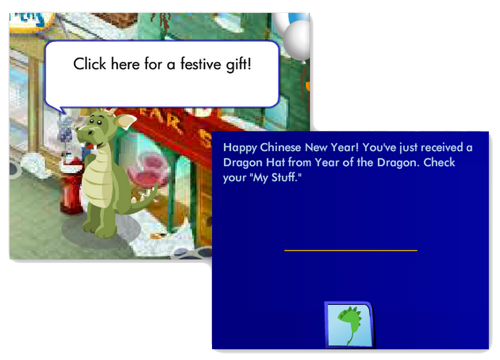 Chinese New Year (2012) Festive Gift: Dragon Hat Screen50