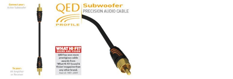 QED Profile Subwoofer Cable Qed_pr12