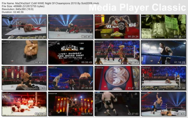 جميع عروض مهرجان WWE Night Of Champion منذ 2001 حتى 2010  20442110