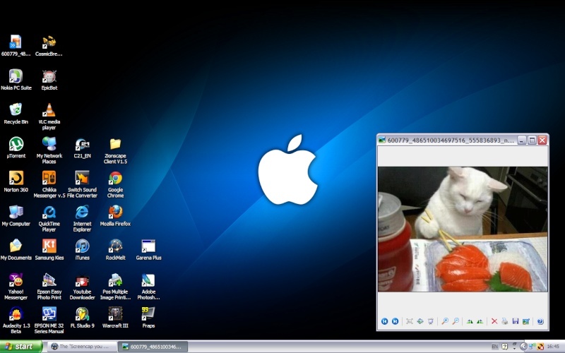 The "Screencap you desktop!" topic F10