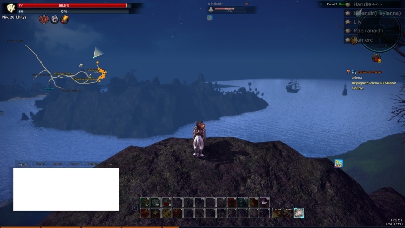 Hors map screen Tera110