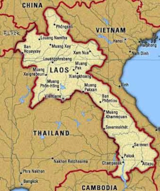 Teb Chaws Los Tsuas(Laos) Map_la10