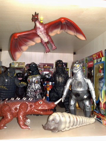 Lotto misto vinili Godzilla, King Ghidorah, Megaron, Gigan, Jet Jaguar, Gamera, Rodan, Mothra, Barugon etc etc vari anni o marchi misti 04042029