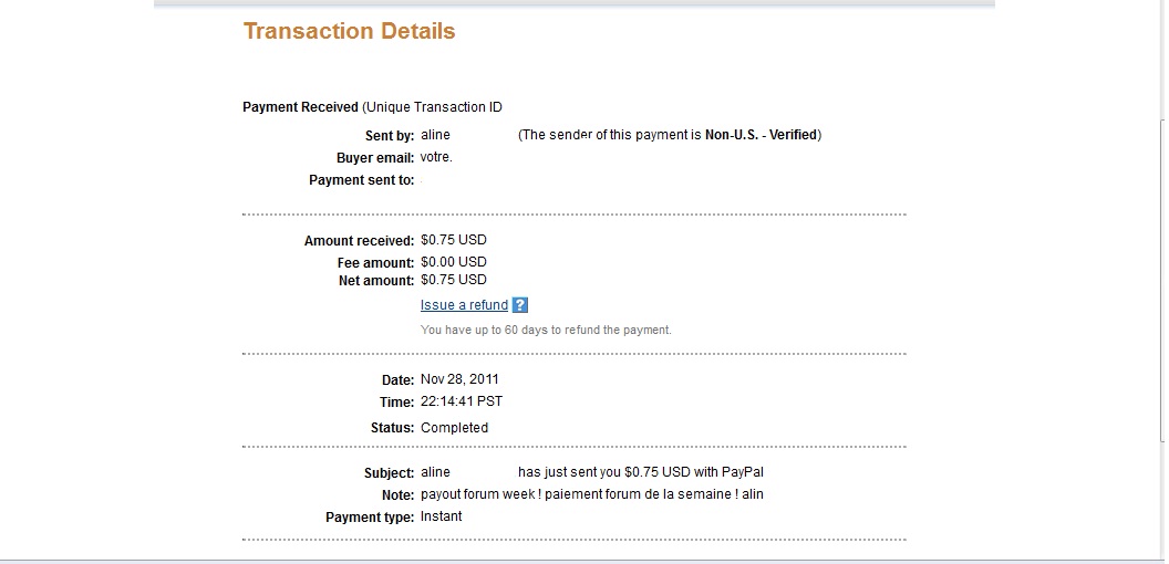 my 2 payment proof Paymen12