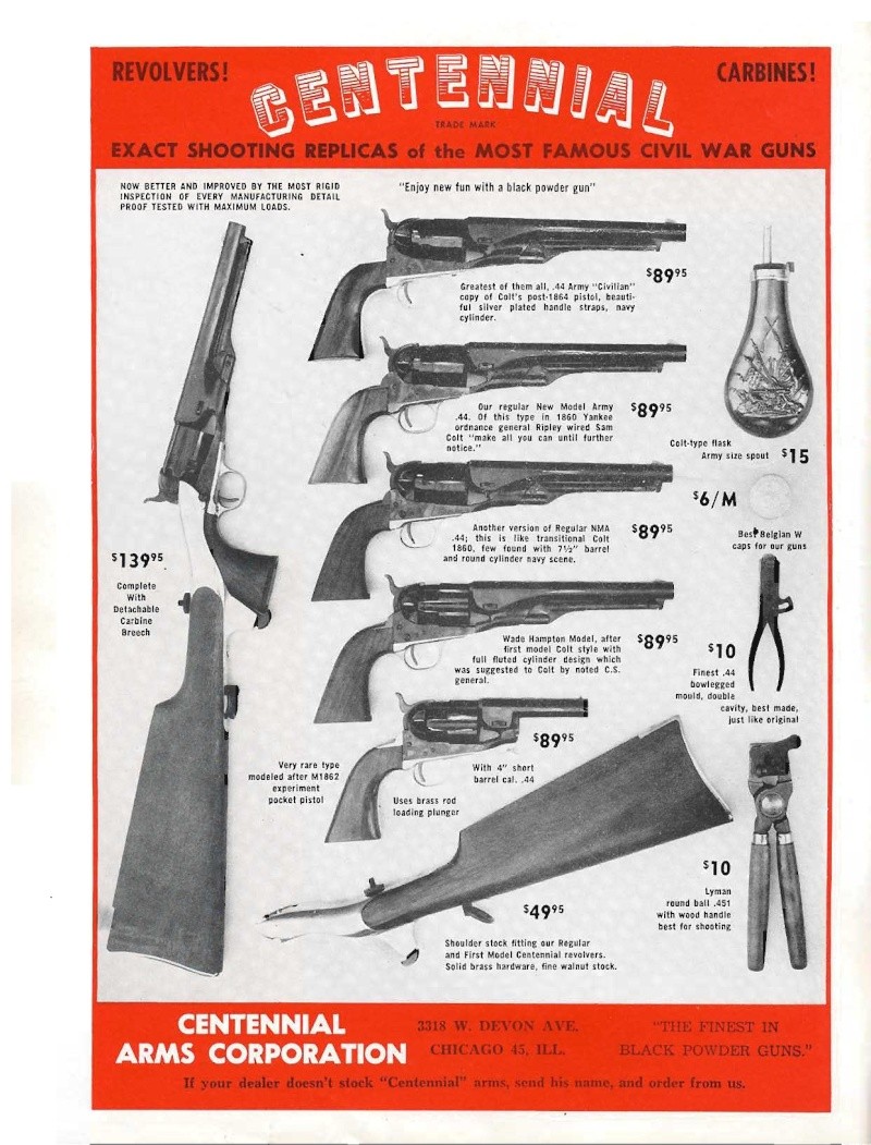 publicités pour Centennial Arms - 1962 : amélioration de la qualité Page2o10