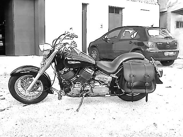 ... ecco la mia dragstar! Moto0512