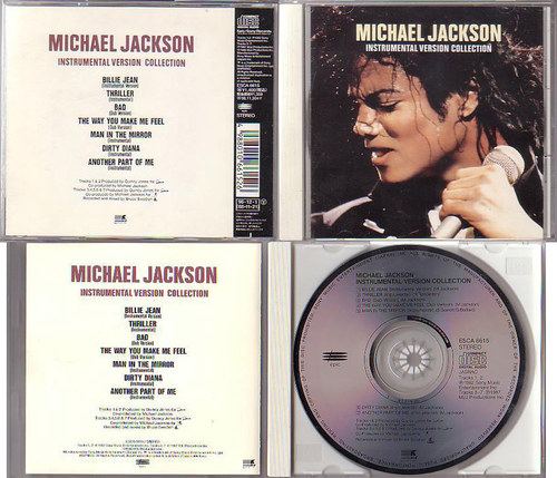 Michael Jackson CD Instrumental Version Collection Japan 1988 Kgrhqz10