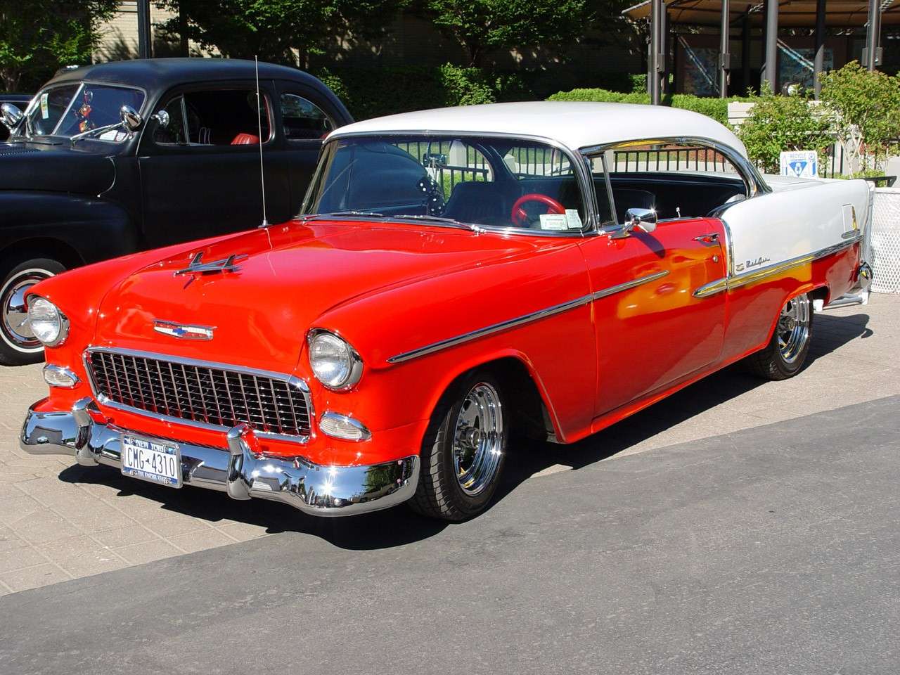 les belles photos de Chevrolet... juste pour rêver un peu 1955-c10